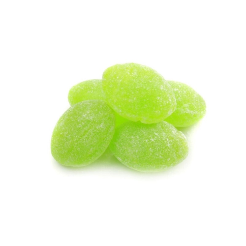 Claeys green apple hard candies.