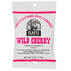 Package of Claeys Wild Cherry hard candies.
