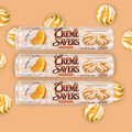 Creme Savers Orange and Creme hard candy.