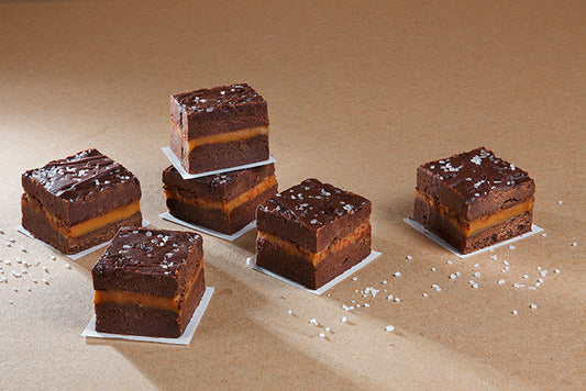 Dark Chocolate Caramel Sea Salt Fudge