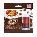 Jelly Belly A&W Root Beer jelly beans.