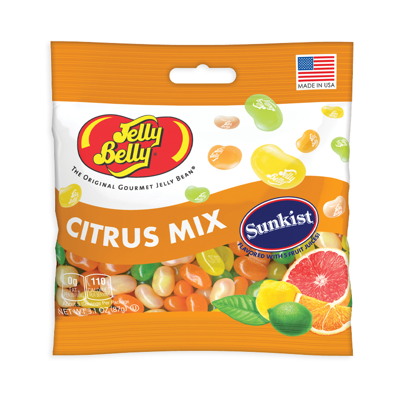 Jelly Belly Sunkist Citrus Mix jelly beans.