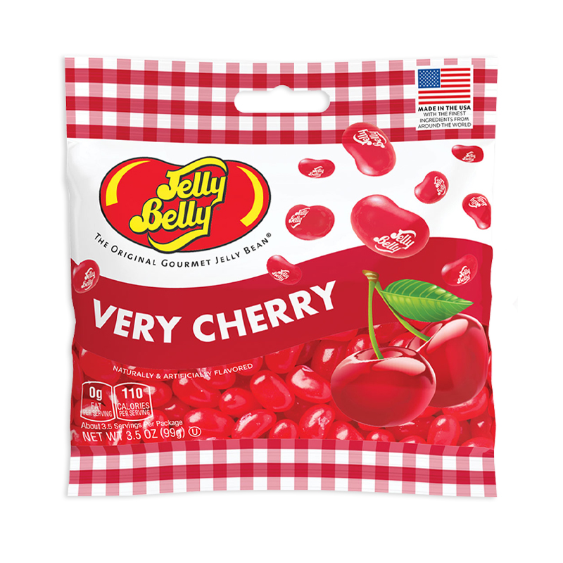 Jelly Belly Very Cherry flavored jelly beans.