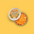 Retro Sours Tangerine flavored sour hard candy.