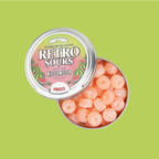 Retro Sours Watermelon flavored sour hard candy.