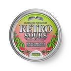 Tin of Retro Sours Watermelon hard candies.