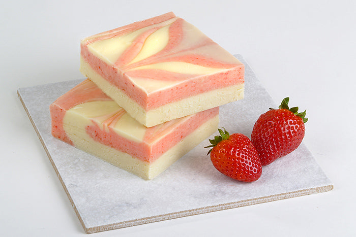 Strawberry Cheesecake Fudge